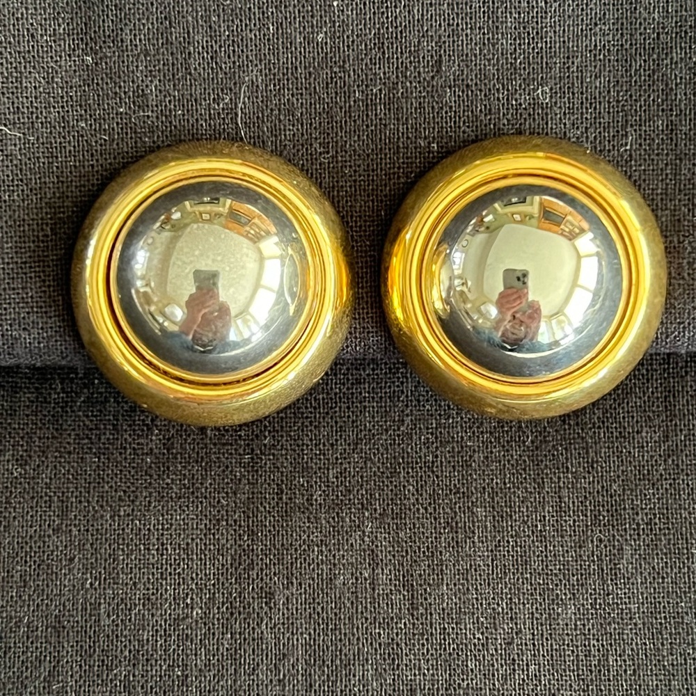 SHINY Domed Earrrings
